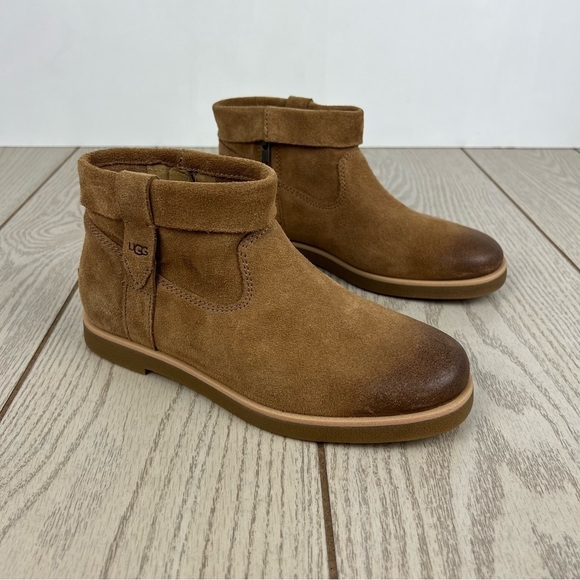UGG Women's Josefene Cuff Suede Ankle Boots US6 Chestnut (tan/brown) $130 - Picture 1 of 11